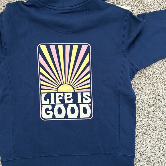 Life is Good zip up hoodie - Picture 2 of 2